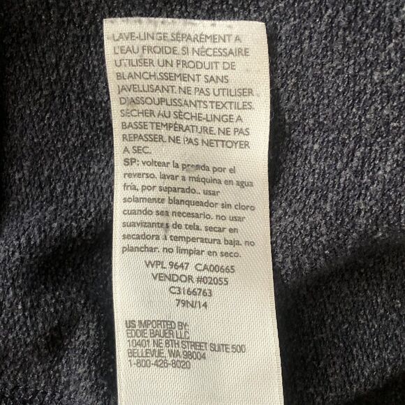 Eddie Bauer Men’s Sweatshirt Hoodie Kangaroo Pocket Tag Size XXL - Picture 11 of 14